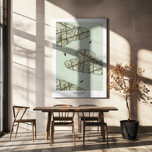Tablou canvas „Green Sky” de Bijutsu Sekai