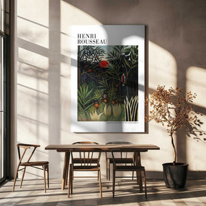 Tablou canvas „Monkeys And Parrot In The Virgin Forest” de Henri Rousseau
