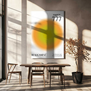 Tablou canvas „Angel Number 777” de Amélie