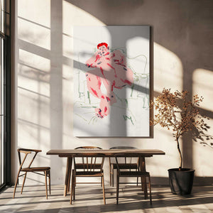 Tablou canvas „Model Resting In A Chair” de Francesco Gulina