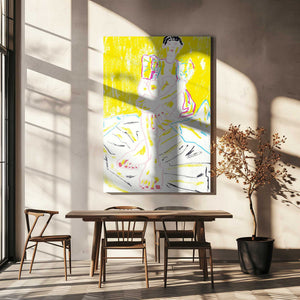 Tablou canvas „The Girl In The Yellow Dress” de Francesco Gulina