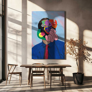 Tablou canvas „Trying Hard To Look Busy” de Famous When Dead