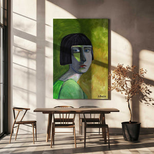 Tablou canvas „Lady with the Look” de Sharyn Bursic