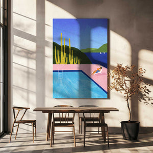 Tablou canvas „Swimming Pool” de longwayhome
