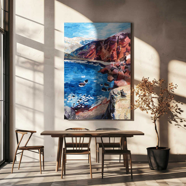 Tablou canvas „Red Sand Beach” de Pauline Wegman | Key and Sea Creative