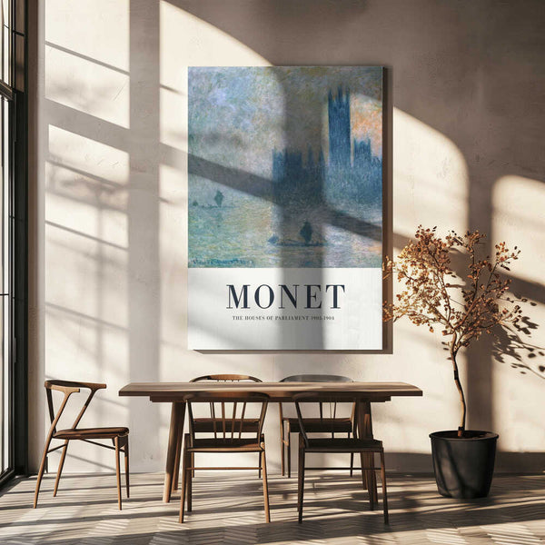 Tablou canvas „The Houses of Parliament” de Claude Monet