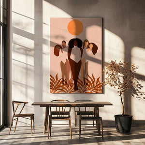 Tablou canvas „W.O.M.E.N 2” de Carelle N'guessan
