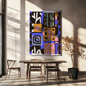 Tablou canvas „Colorful Geometry” de Treechild
