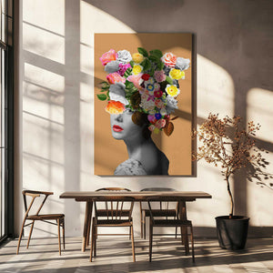 Tablou canvas „Floral portrait” de Frida Floral Studio