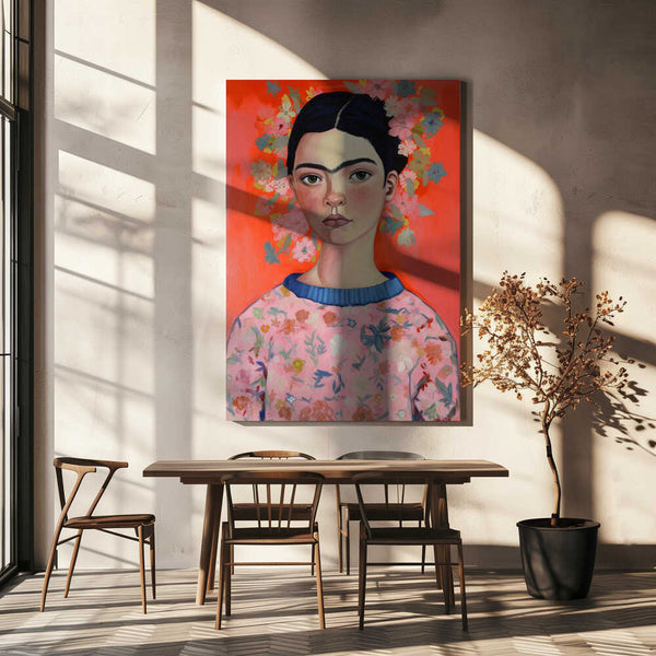 Tablou canvas „Floral Portrait Aura” de Treechild