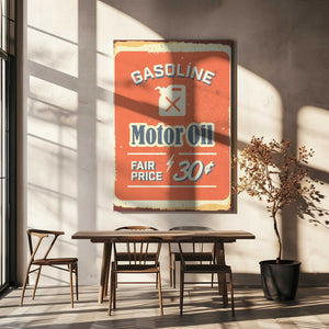 Tablou canvas „Motor Oil” de Fadil Roze