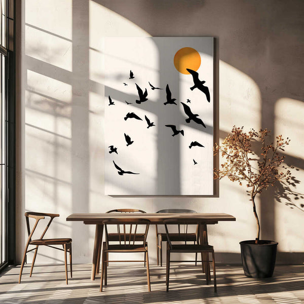 Tablou canvas „Dancing In the Sky” de Kubistika