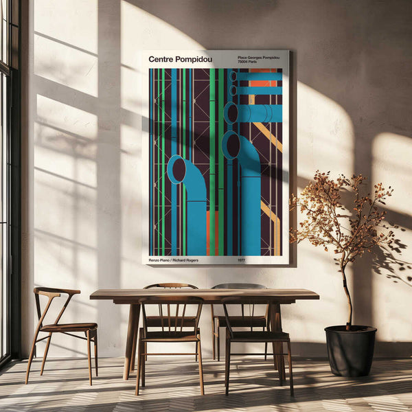 Tablou canvas „Pompidou” de Florent Bodart