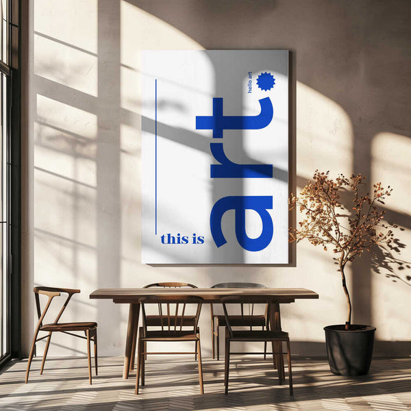 Tablou canvas „Hello Bold Typography” de Athene Fritsch