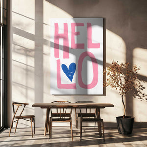 Tablou canvas „Friendly Heartbeat” de Athene Fritsch