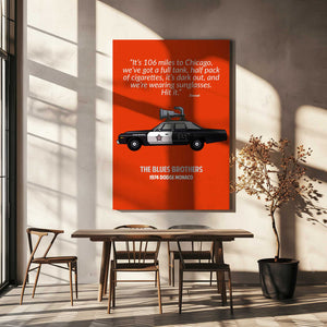 Tablou canvas „Blues Brothers Standard Wall Art” de WallChart Art Studio
