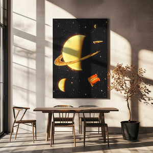 Tablou canvas „Rings of Saturn” de Taudalpoi