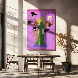 Tablou canvas „Holy Woman Herder” de Jota de jai