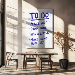Tablou canvas „Creative To-Do List” de Athene Fritsch