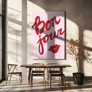 Tablou canvas „Bonjour Kiss” de Athene Fritsch