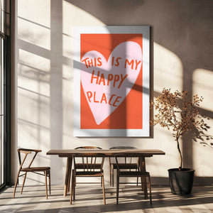 Tablou canvas „Happy Heart Message” de Athene Fritsch