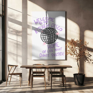 Tablou canvas „Kitchen Disco Vibes” de Athene Fritsch