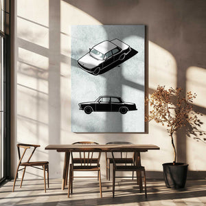 Tablou canvas „Minimal Car Series Ii” de jay stanley