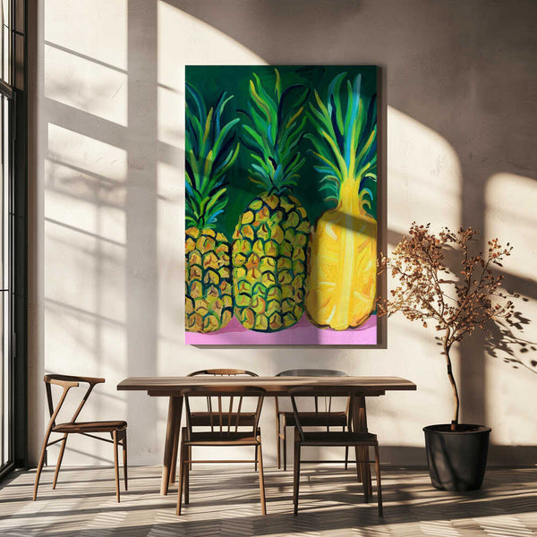 Tablou canvas „Pineapples” de Alice Straker