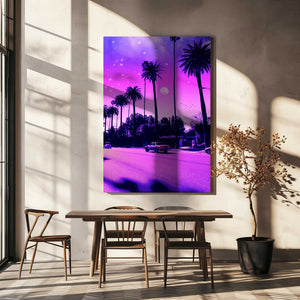 Tablou canvas „Aesthetic Cali Drive” de Ritvik takkar