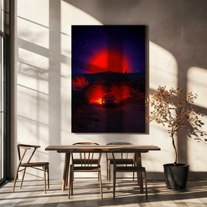 Tablou canvas „Chasing the Red Sun” de Ritvik takkar