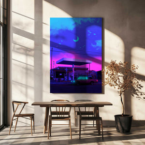 Tablou canvas „Neon Night” de Ritvik takkar