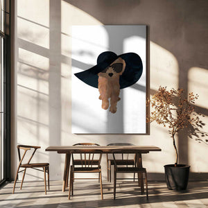 Tablou canvas „Cockapoo Sun Hat” de Sarah Manovski