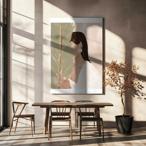 Tablou canvas „Plant Girl” de Ivy Green Illustrations