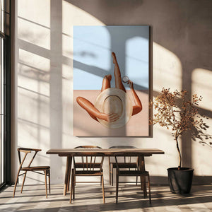 Tablou canvas „Poolside Girl” de Ivy Green Illustrations
