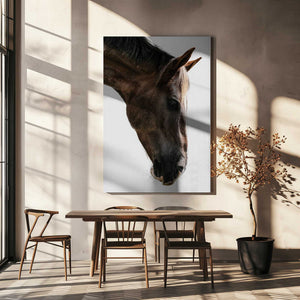 Tablou canvas „Majestic Equine Gaze” de Shot by Clint