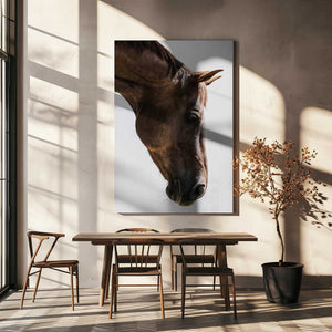 Tablou canvas „Portrait of a Horse Head” de Shot by Clint
