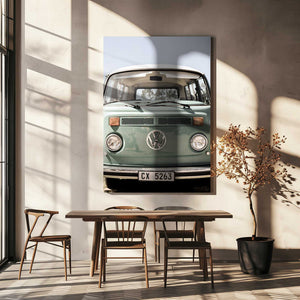 Tablou canvas „Classic Design In Soft Green Tones Cars” de Shot by Clint