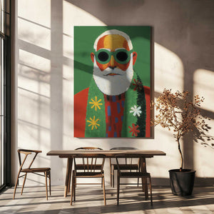 Tablou canvas „Sunny Santa Style” de Treechild