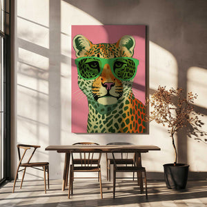 Tablou canvas „Cool Cat Portrait” de Treechild