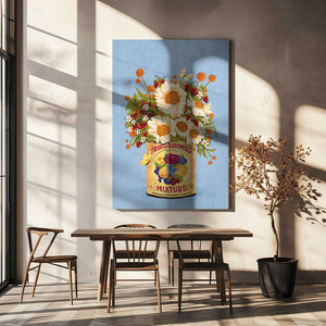 Tablou canvas „Flowers In a Vintage Tea Can” de Raissa Oltmanns
