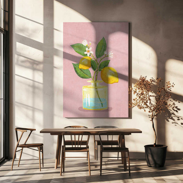 Tablou canvas „Lemon Bunch In Vase” de Raissa Oltmanns