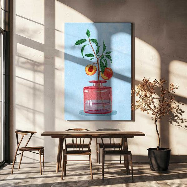 Tablou canvas „Peach Tree in Vase” de Raissa Oltmanns