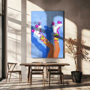 Tablou canvas „Skate like a Girl” de Raissa Oltmanns