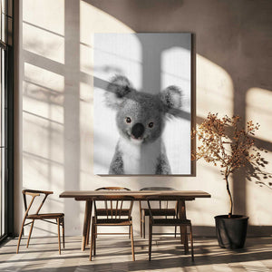 Tablou canvas „Peekaboo Baby Koala” de Lola Peacock