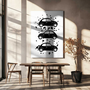 Tablou canvas „Classic Beetle Trio” de Martina