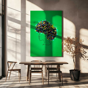 Tablou canvas „Afro Lights” de Artem Pozdniakov