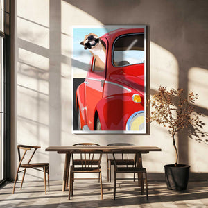 Tablou canvas „Zoom Dog” de ByKammille