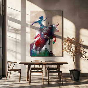 Tablou canvas „Sport Rodeo 1” de Justyna Jaszke