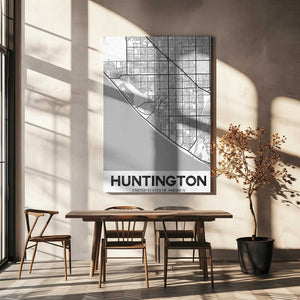 Tablou canvas „Huntington White” de StudioSix