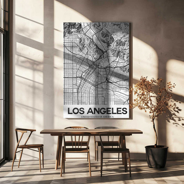 Tablou canvas „Los Angeles White” de StudioSix
